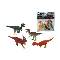 Набор динозавров, 20 x 26 x 3 см, 4 шт. цена и информация | Игрушки для мальчиков | pigu.lt