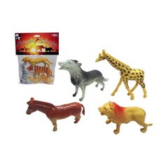 Набор фигурок животных Джунгли, 20.5 x 28 x 3 см, 4 шт. цена и информация | Игрушки для мальчиков | pigu.lt