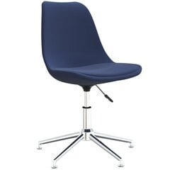 Pasukamos valgomojo kėdės, Audinys, 2vnt., mėlyna kaina ir informacija | Virtuvės ir valgomojo kėdės | pigu.lt