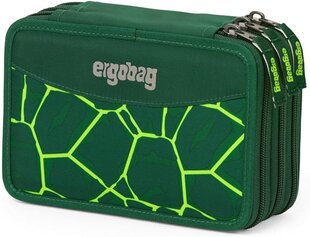 „Ergobag Maxi Pencil“ dėklas- 40 dalių, lyra spalvos ir veltinio rašikliai, maži pokyčiai, liniuotė, žirklės bärrex-žalia kaina ir informacija | Kanceliarinės prekės | pigu.lt