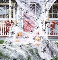 Helovyn dekoracijos rinkinys: 10 vorų, 300 gr, balto tinklo kaina ir informacija | Dekoracijos šventėms | pigu.lt