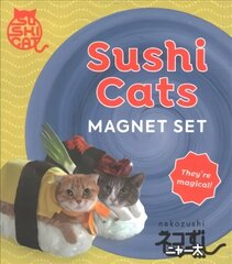 Sushi Cats Magnet Set: They're Magical! цена и информация | Фантастика, фэнтези | pigu.lt