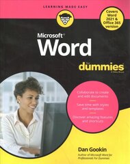 Word For Dummies Office 2021 Edition kaina ir informacija | Ekonomikos knygos | pigu.lt