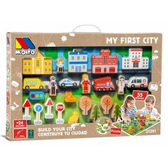 Деревянная игра Moltó My Firts City цена и информация | Игрушки для мальчиков | pigu.lt