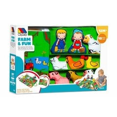 Игровой коврик Moltó Farm and Fun цена и информация | Развивающие коврики | pigu.lt