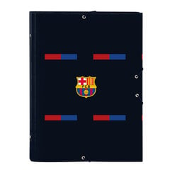 Папка F.C. Barcelona, тёмно-бордовая / тёмно-синяя A4 (26 x 33.5 x 4 см) цена и информация | Канцелярские товары | pigu.lt