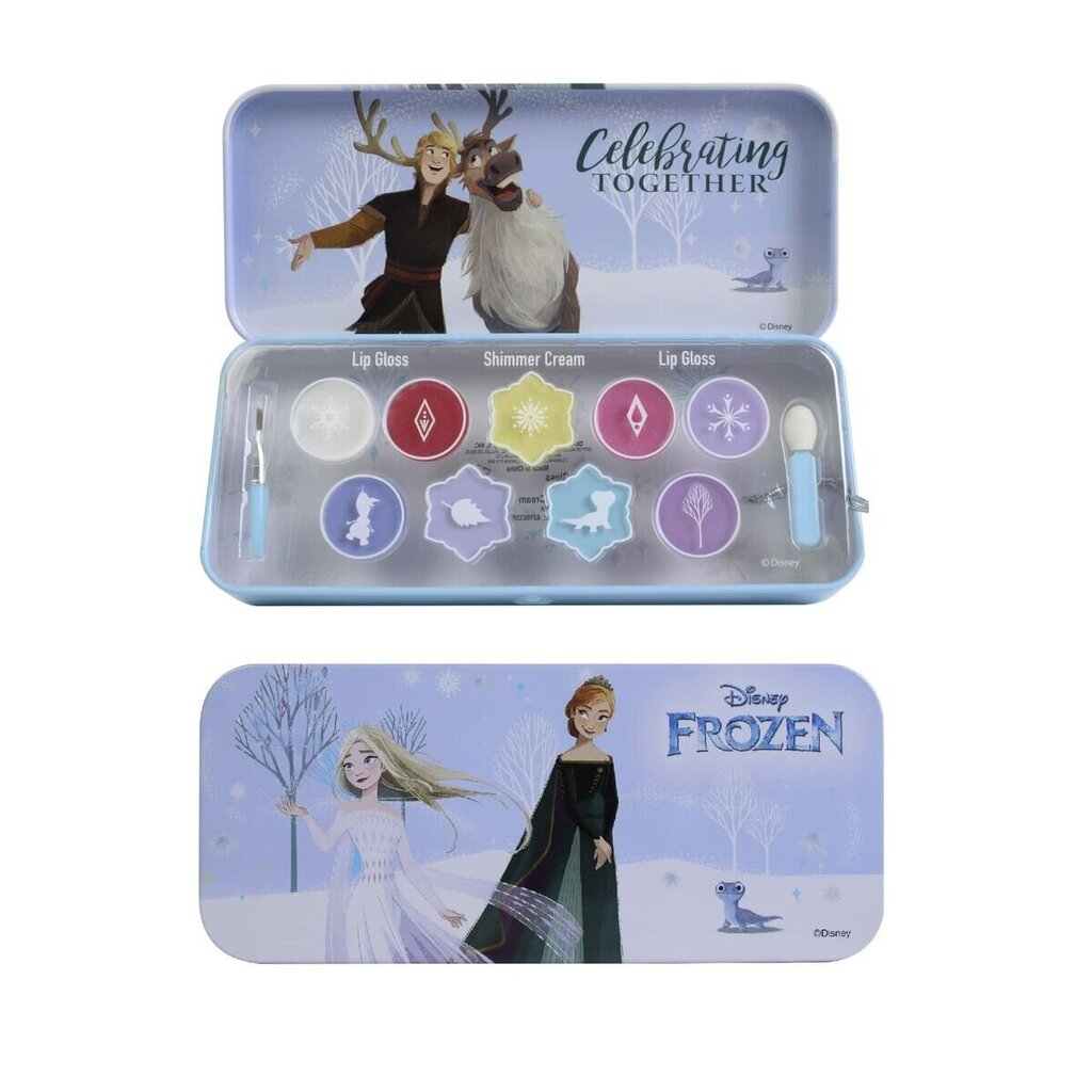 Markwins Frozen: Kosmetikos rinkinys "Adventure" metaliniame dėkle kaina ir informacija | Žaislai mergaitėms | pigu.lt