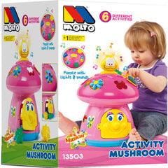Интерактивная игрушка Молто, грибно-розовые мероприятия, 40 см цена и информация | Развивающие игрушки | pigu.lt