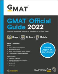 GMAT Official Guide 2022: Book plus Online Question Bank: Book plus Online Question Bank kaina ir informacija | Ekonomikos knygos | pigu.lt