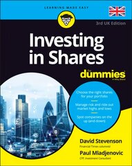 Investing in Shares For Dummies 3rd UK Edition цена и информация | Книги по экономике | pigu.lt