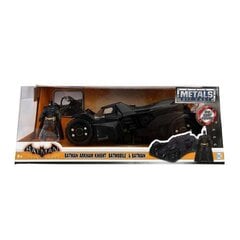 DC Comics Arkham Knight Batmovil metalinis automobilis + figūrėlė цена и информация | Игрушки для мальчиков | pigu.lt