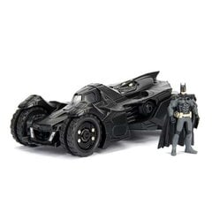 DC Comics Arkham Knight Batmovil metalinis automobilis + figūrėlė цена и информация | Игрушки для мальчиков | pigu.lt