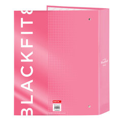 Žiedinis segtuvas BlackFit8 Glow up, A4, 27 x 33 x 6 cm., rožinė kaina ir informacija | Kanceliarinės prekės | pigu.lt