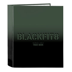 Žiedinis segtuvas BlackFit8 Gradient, A4, 27 x 33 x 6 cm., juoda, karinė žalia kaina ir informacija | Kanceliarinės prekės | pigu.lt