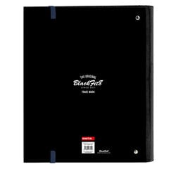 Папка-регистратор BlackFit8 Urban A4, чёрная / тёмно-синяя (27 x 32 x 3.5 см) цена и информация | Kanceliarinės prekės | pigu.lt