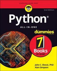 Python All-in-One For Dummies 2nd Edition цена и информация | Книги по экономике | pigu.lt