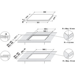 Indesit IB44Q60NE kaina ir informacija | Kaitlentės | pigu.lt