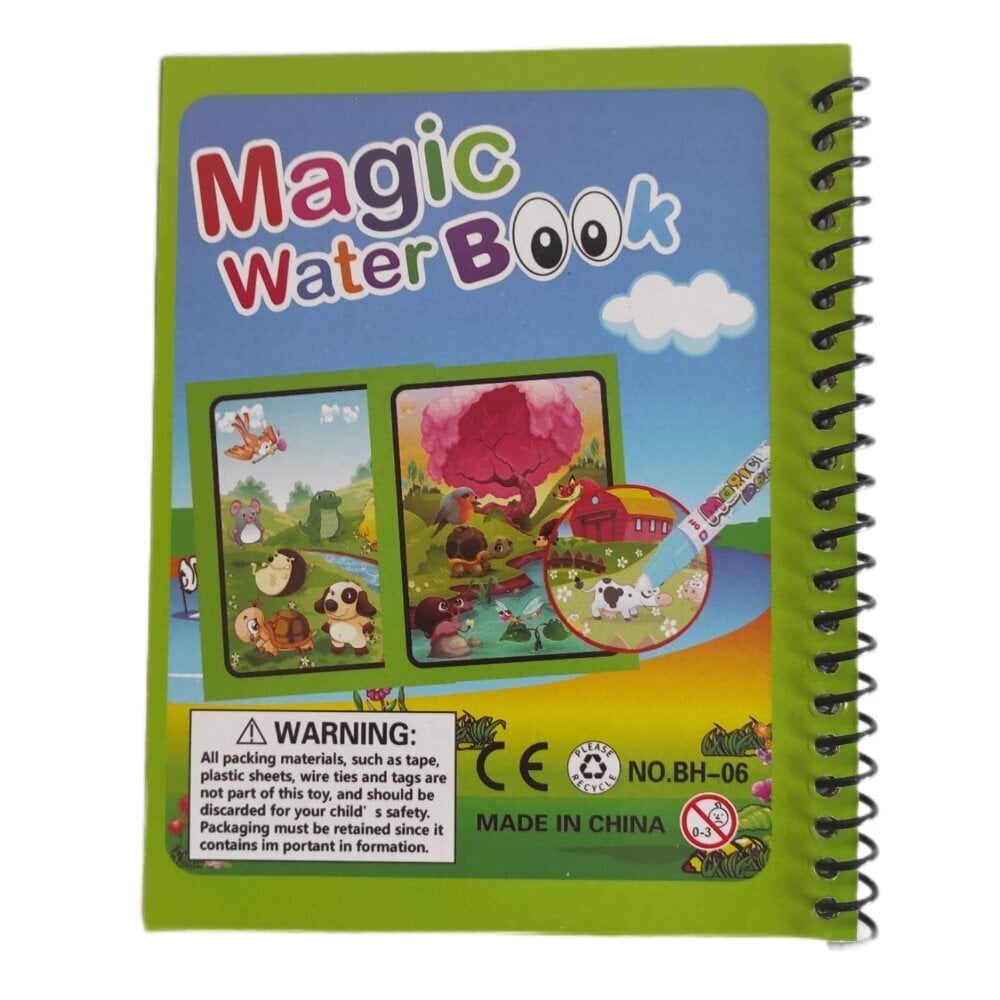 Daugkartinio naudojimo spalvinimo knygutė su vandens rašikliu! kaina ir informacija | Piešimo, tapybos, lipdymo reikmenys | pigu.lt