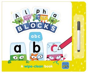 Alphablocks ABC: A Wipe-Clean Book цена и информация | Книги для малышей | pigu.lt