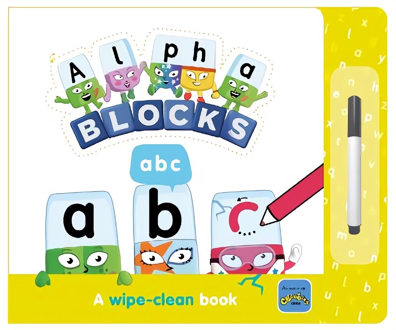 Alphablocks ABC: A Wipe-Clean Book kaina ir informacija | Knygos mažiesiems | pigu.lt