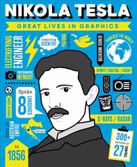 Great Lives in Graphics: Nikola Tesla цена и информация | Книги для подростков  | pigu.lt