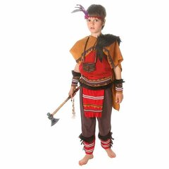 Kostiumas vaikams Cheyenne Amerikos indėnai Karys kaina ir informacija | Karnavaliniai kostiumai | pigu.lt