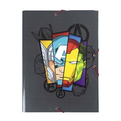 Aplankas The Avengers A4 Juoda 24 x 34 x 4 cm kaina ir informacija | Kanceliarinės prekės | pigu.lt