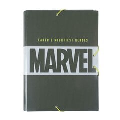 Aplankas Marvel A4 žalia 24 x 34 x 4 cm kaina ir informacija | Kanceliarinės prekės | pigu.lt