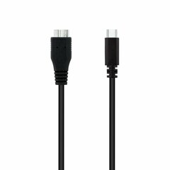 Универсальный кабель USB-MicroUSB NANOCABLE 10.01.1201-BK цена и информация | Кабели для телефонов | pigu.lt
