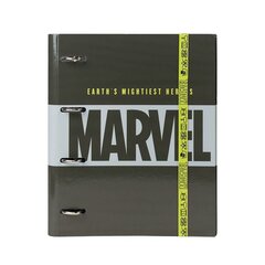 Žiedinis segtuvas Marvel, A4, 26 x 32 x 4 cm., žalia kaina ir informacija | Kanceliarinės prekės | pigu.lt