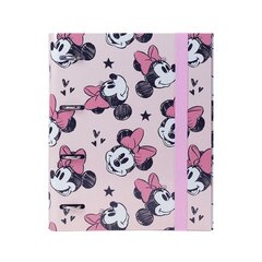 Žiedinis segtuvas Minnie Mouse, A4, 26 x 32 x 4 cm., rožinė kaina ir informacija | Kanceliarinės prekės | pigu.lt