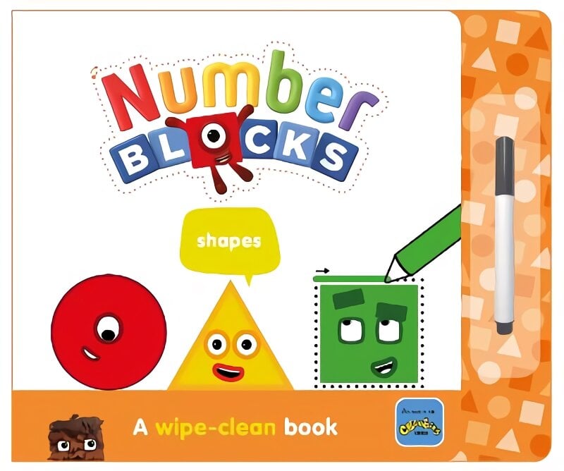 Numberblocks Shapes: A Wipe-Clean Book цена и информация | Knygos mažiesiems | pigu.lt