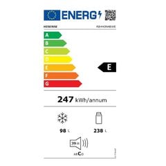 Комбинированный холодильник Hisense RB440N4BWE Белый (200 x 60 cm) цена и информация | Холодильники | pigu.lt