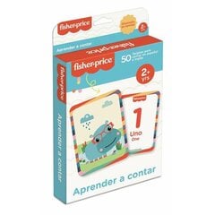 Kortų žaidimai Fisher Price Aprende a contar! (ES) Kortos x 50 kaina ir informacija | Stalo žaidimai, galvosūkiai | pigu.lt