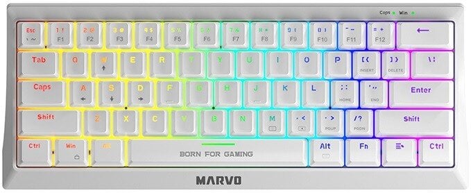 Marvo KG962 60%US Blue цена и информация | Klaviatūros | pigu.lt