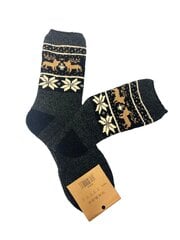 Носки из шерсти альпаки "Лось" цена и информация | Мужские носки | pigu.lt