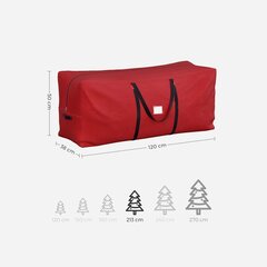 Kalėdų eglutės laikymo krepšys SONGMICS raudonas kaina ir informacija | Kalėdinės dekoracijos | pigu.lt