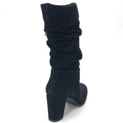 Женские демисезонные замшевые полусапоги Bella b, чёрные цена и информация | Женские ботинки | pigu.lt