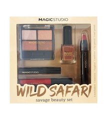 Набор для макияжа Magic Studio Wild Safari Savage цена и информация | Тушь, средства для роста ресниц, тени для век, карандаши для глаз | pigu.lt