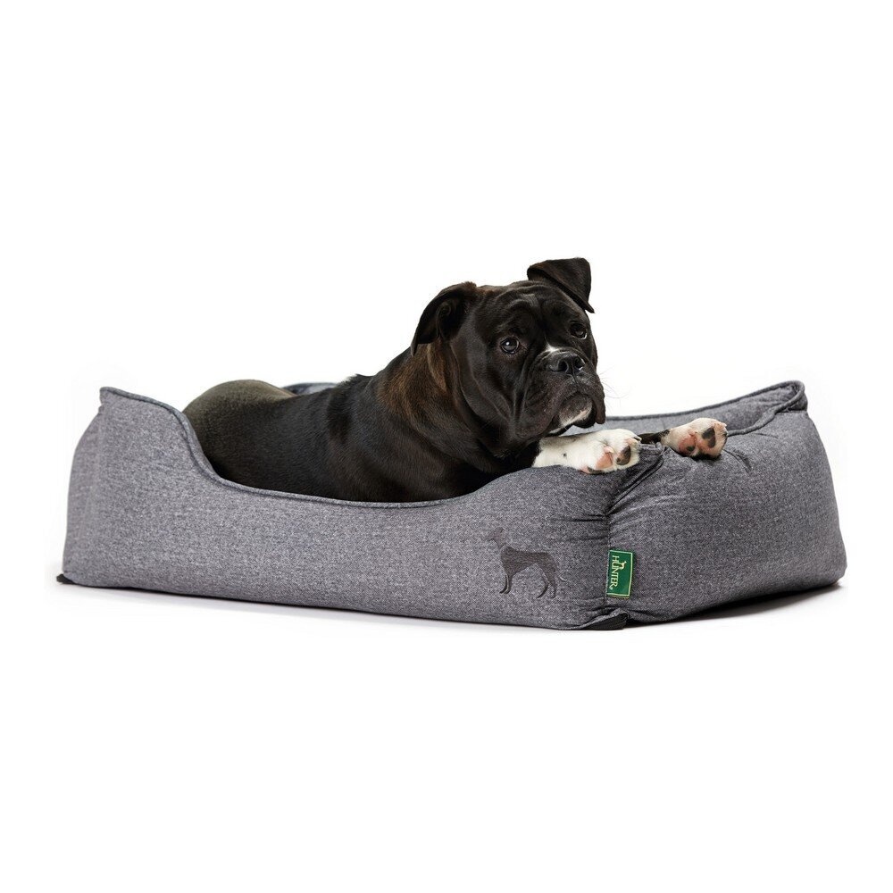 Hunter Boston guolis šunims, pilkas, 80 x 60 cm. kaina ir informacija | Guoliai, pagalvėlės | pigu.lt