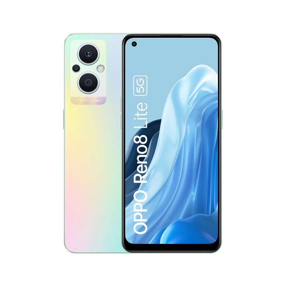 Oppo Reno8 Lite 5G, 128 GB, Dual SIM, Rainbow Spectrum kaina ir informacija | Mobilieji telefonai | pigu.lt