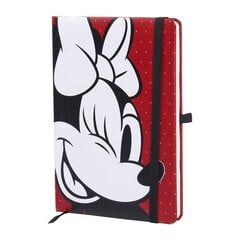 Užrašų knygutė Minnie Mouse, A5, raudona kaina ir informacija | Sąsiuviniai ir popieriaus prekės | pigu.lt
