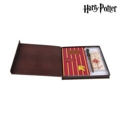 Užrašų knygutė su rašikliu burtų lazdele Gryffindor Harry Potter, Raudona kaina ir informacija | Sąsiuviniai ir popieriaus prekės | pigu.lt