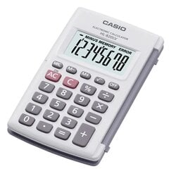Калькулятор Casio HL-820LV-WE, серый, 10 x 6 см цена и информация | Канцелярские товары | pigu.lt