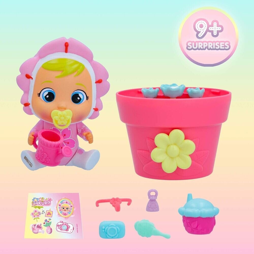 Rinkinys IMC Toys Cry Babies Flowers 11 cm цена и информация | Žaislai mergaitėms | pigu.lt