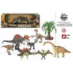 Dinozaurų rinkinys The World of Dinosaurs, 8 vnt kaina ir informacija | Žaislai berniukams | pigu.lt