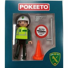 Сочлененная фигура Pokeeto Guardia Civil Мужской (8,5 x 4 x 12,3 см) цена и информация | Игрушки для мальчиков | pigu.lt
