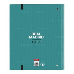 Žiedinis segtuvas Real Madrid C.F., A4, melsvai žalia kaina ir informacija | Kanceliarinės prekės | pigu.lt