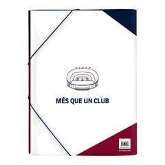 Папка-классификатор F.C. Barcelona, синяя / тёмно-бордовяа, A4 цена и информация | Канцелярские товары | pigu.lt