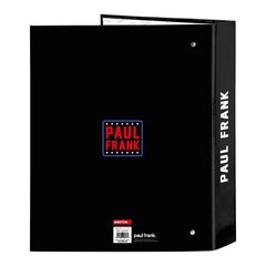 Žiedinis segtuvas Paul Frank Team Player, A4, juoda kaina ir informacija | Kanceliarinės prekės | pigu.lt